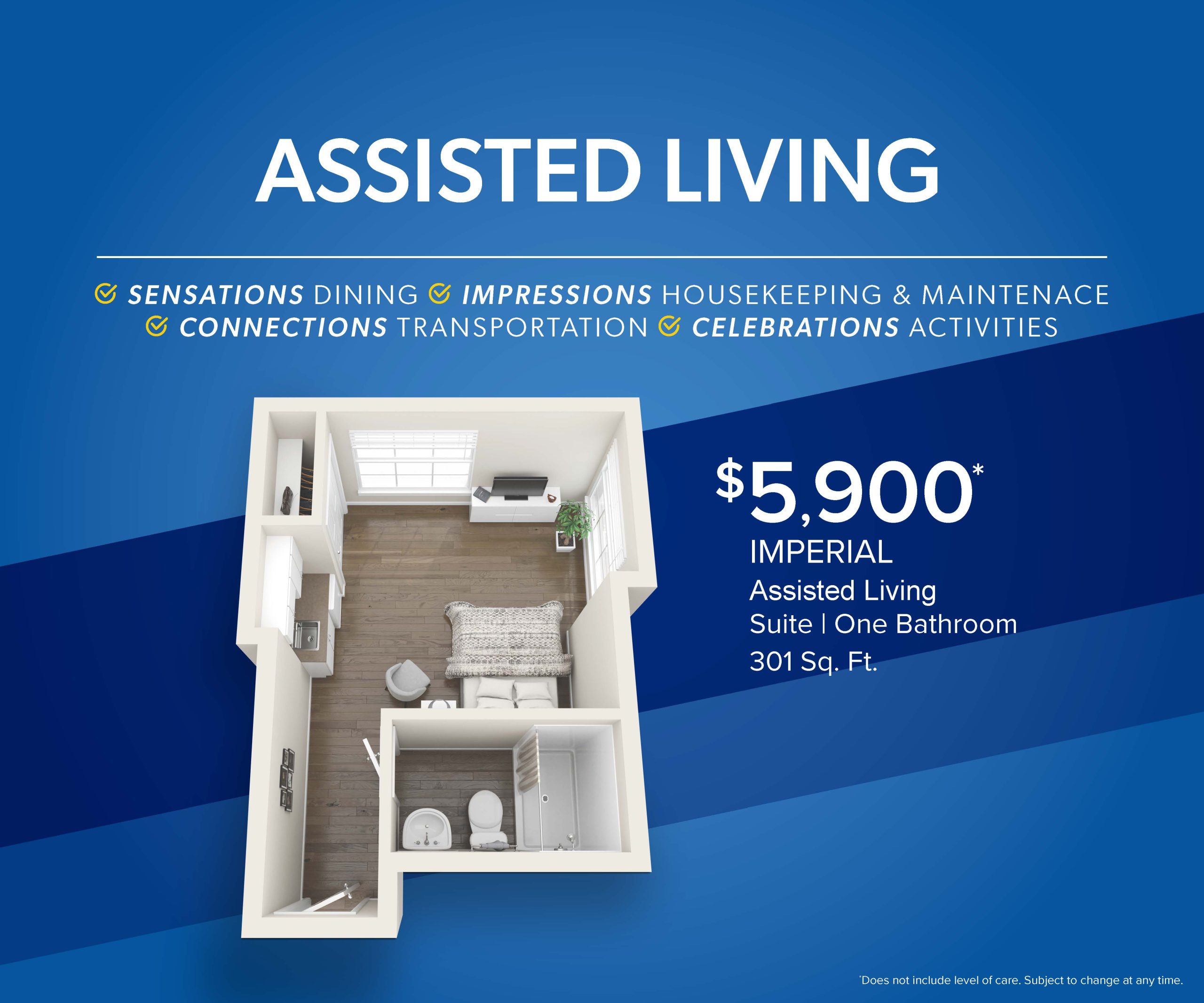 DCAW 0129 Slider Spotlight Pricing Imperial Suite February 2024 Assisted Living Only